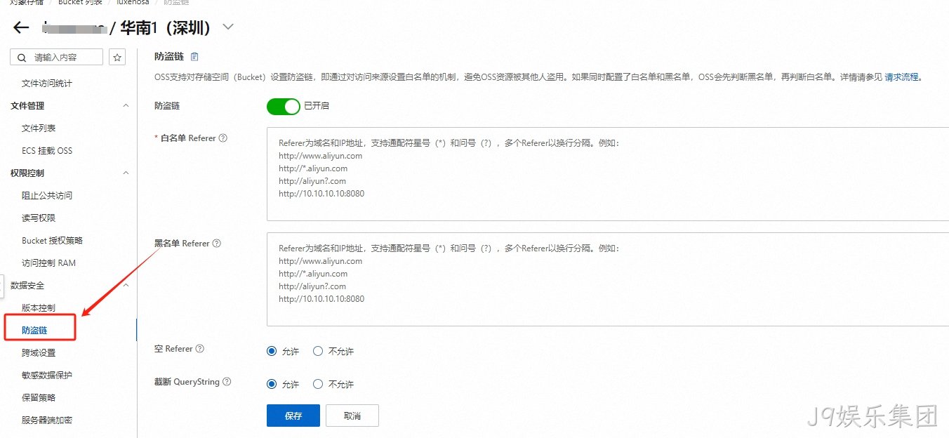 OSS存储防盗链